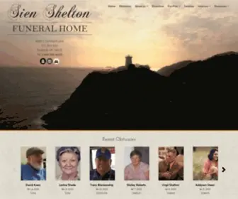 Siensheltonfh.com(Sien Shelton Funeral Home Inc) Screenshot