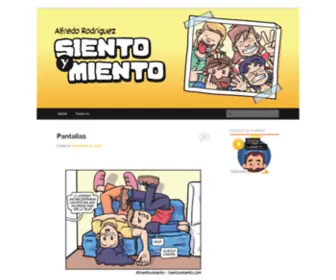 Sientoymiento.cl(Siento y Miento) Screenshot