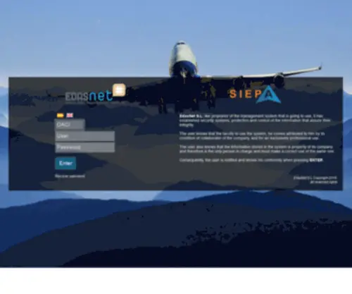 Siepa.es(Management system for aviation pilot schools) Screenshot