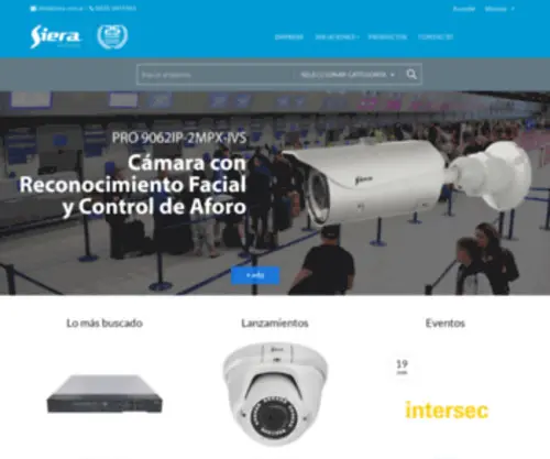 Siera.com.ar(Siera Electronics) Screenshot