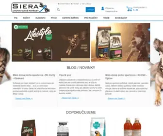 Siera.cz(Siera chovatelské potřeby Olomouc) Screenshot