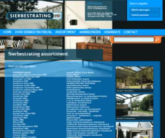 Sierbestrating.nl(Sierbestrating en bestratingsmaterialen) Screenshot