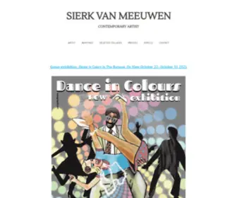 Sierkvanmeeuwen.com(Front page) Screenshot