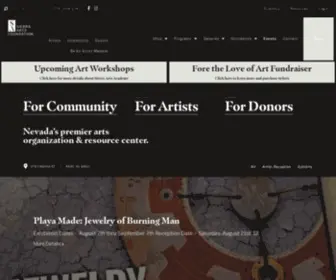 Sierra-ARTS.org(Sierra Arts FoundationSierra Arts Foundation) Screenshot