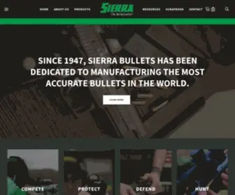 Sierrabullets.com Screenshot