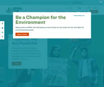 Sierraclub.com(Sierra Club) Screenshot