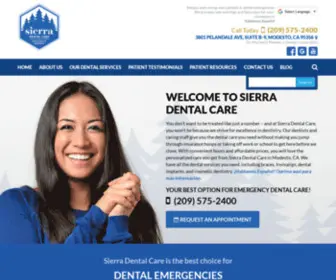 Sierradentalcare.com(Sierra Dental Care) Screenshot