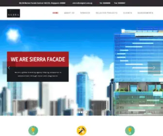 Sierrafacade.com(Sierra Facade Pte Ltd) Screenshot