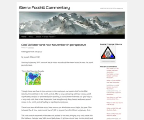 Sierrafoothillcommentary.com(Views from my corner of the community (by Russ Steele)) Screenshot