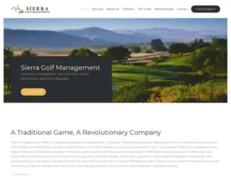 Sierragolfmanagement.com(Sierra Golf Management) Screenshot