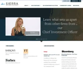 Sierrainvestment.com(Sierra Investment Management) Screenshot