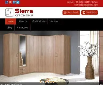 Sierrakitchens.in(Modular Kitchen in Gurgaon) Screenshot