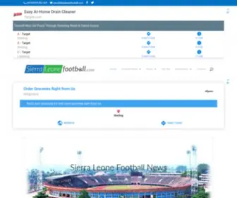 Sierraleonefootball.com(Sierra Leone) Screenshot