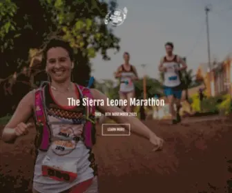 Sierraleonemarathon.com(Take on the Sierra Leone Marathon) Screenshot