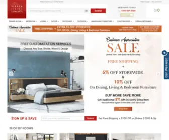 Sierralivingconcepts.com(Rustic Solid Wood Furniture and Home Decor) Screenshot