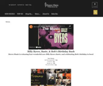 Sierramusicstore.com(Big Band Arrangements) Screenshot