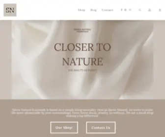 Sierranatural.co(Natural Home Goods) Screenshot