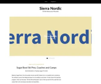 Sierranordic.com(sierranordic) Screenshot