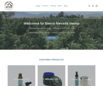 Sierranvhemp.com(Sierra NV Hemp) Screenshot