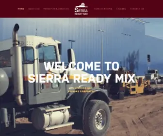 Sierrareadymix.com(Sierra Ready Mix) Screenshot