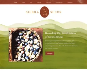 Sierraseeds.org(Sierra Seeds) Screenshot