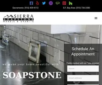 Sierrasoapstone.com(Sierra Soapstone) Screenshot