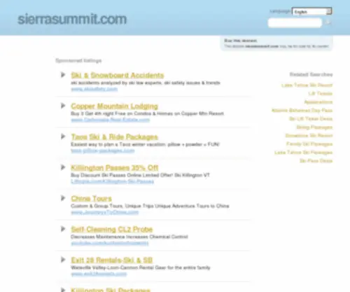 Sierrasummit.com(De beste bron van informatie over sierrasummit) Screenshot