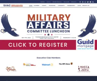 Sierravistaareachamber.com(The Sierra Vista Area Chamber Members know what it takes to grow a thriving business) Screenshot