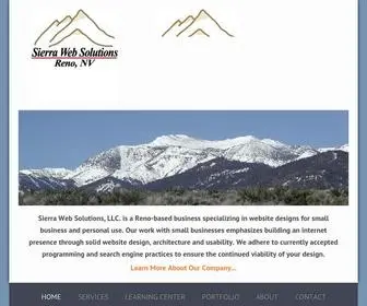 Sierrawebsolutions.com(Sierra Web Solutions) Screenshot