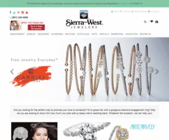 Sierrawestjewelers.com(Engagement Rings & Diamond Jewelry in Orem) Screenshot