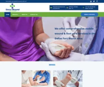 Sierrawoundcare.com(Care at Home) Screenshot