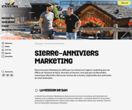 Sierre-Anniviers.ch(Anniviers) Screenshot