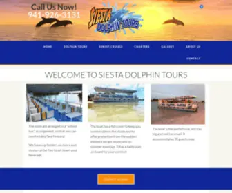 Siestadolphintours.com(Siesta Key Dolphin cruise) Screenshot