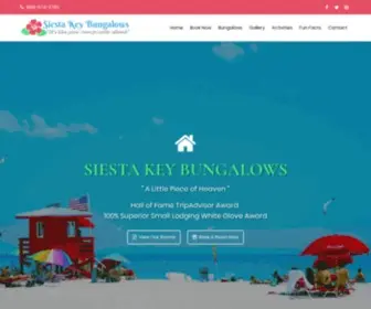 Siestakeybungalows.com(Siesta Key Bungalows) Screenshot