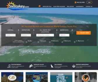 Siestakey.com(Siesta Key Vacation Rentals) Screenshot