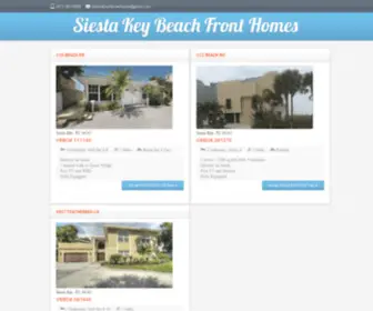 Siestakeyhomerental.com(Siesta Key Home Rentals) Screenshot