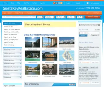 Siestakeyrealestate.com(Siesta Key Real Estate for Sale) Screenshot