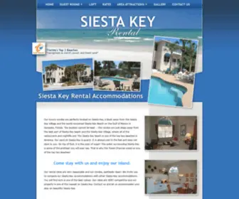 Siestakeyrental.com(Siesta Key Beach Rentals) Screenshot