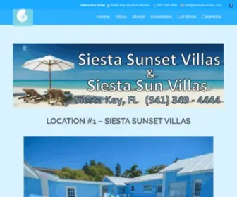 Siestasunvillas.com(Siesta Sun Villas) Screenshot