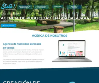 Sietepublicidad.com(AGENCIA DE PUBLICIDAD EN GUADALAJARA) Screenshot