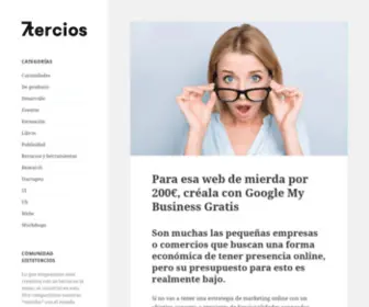 Sietetercios.com(Diseñamos para salvar el mundo) Screenshot