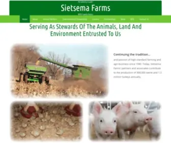 Sietsemafarms.com(Sietsema Farms) Screenshot