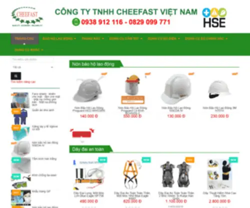 Sieuthibaoho.com.vn(Bảo hộ lao động) Screenshot