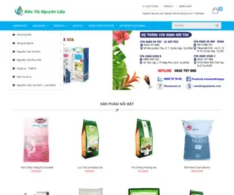 Sieuthinguyenlieu.com(Nguyên liệu pha chế) Screenshot