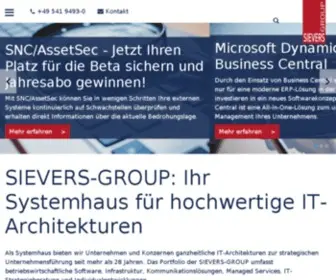 Sievers-Group.com(Ihr IT) Screenshot