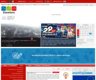 Siewierz.pl(Oficjalna strona Miasta i Gminy Siewierz) Screenshot