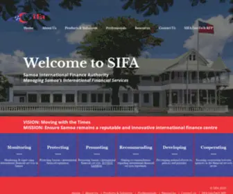 Sifa.ws(Home » SIFA) Screenshot