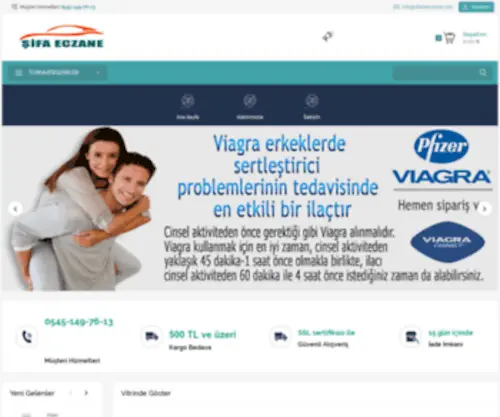 Sifaeczane.com(Şifa) Screenshot