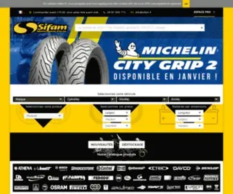 Sifam.fr(SIFAM offre en Europe des équipements de qualité pour motards et 2) Screenshot