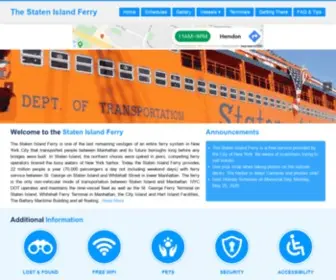 Siferry.com(The Staten Island Ferry) Screenshot